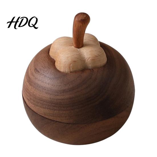 Natural Passive Fragrance Diffuser Mangosteen Oil Diffuser Wooden Essential Creative Aromatherapy Minimalist Wood Aroma Diffusers No-Electric
