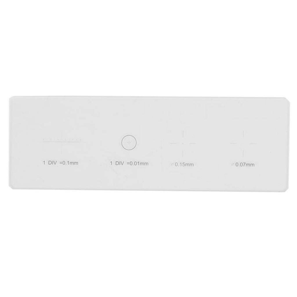 Microscope Objective Micrometer Calibration Slide Glass Stage Micrometer DIV 0.01mm