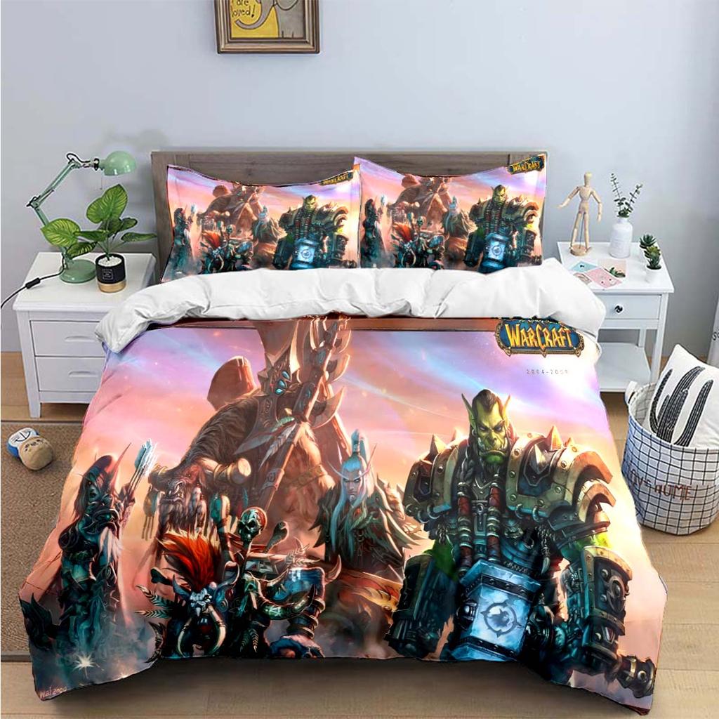 Hot Fashion 3D Game W-Warcraft  Print Bedding Sets Bed Supplies Set Duvet Cover Bed Comforter Set Bedding Set Luxury Gift