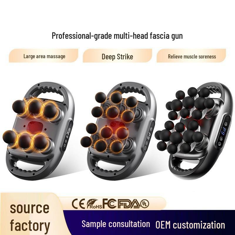Professional Sixteen-Head Percussion Massager for Deep Muscle Relaxation