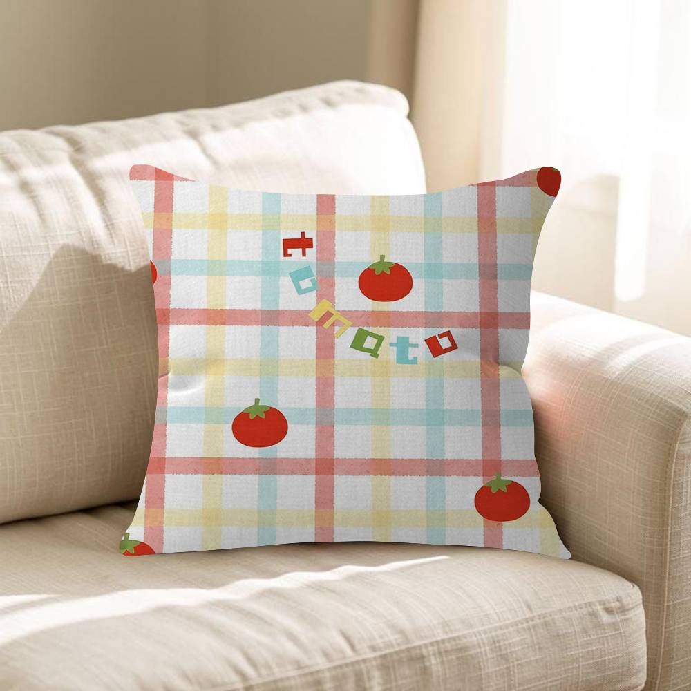 Polka Dot Cute Tomato Pillow Gifts Home Office Furnishings Bedroom Sofa Car Cushion Cover Case 45x45cm