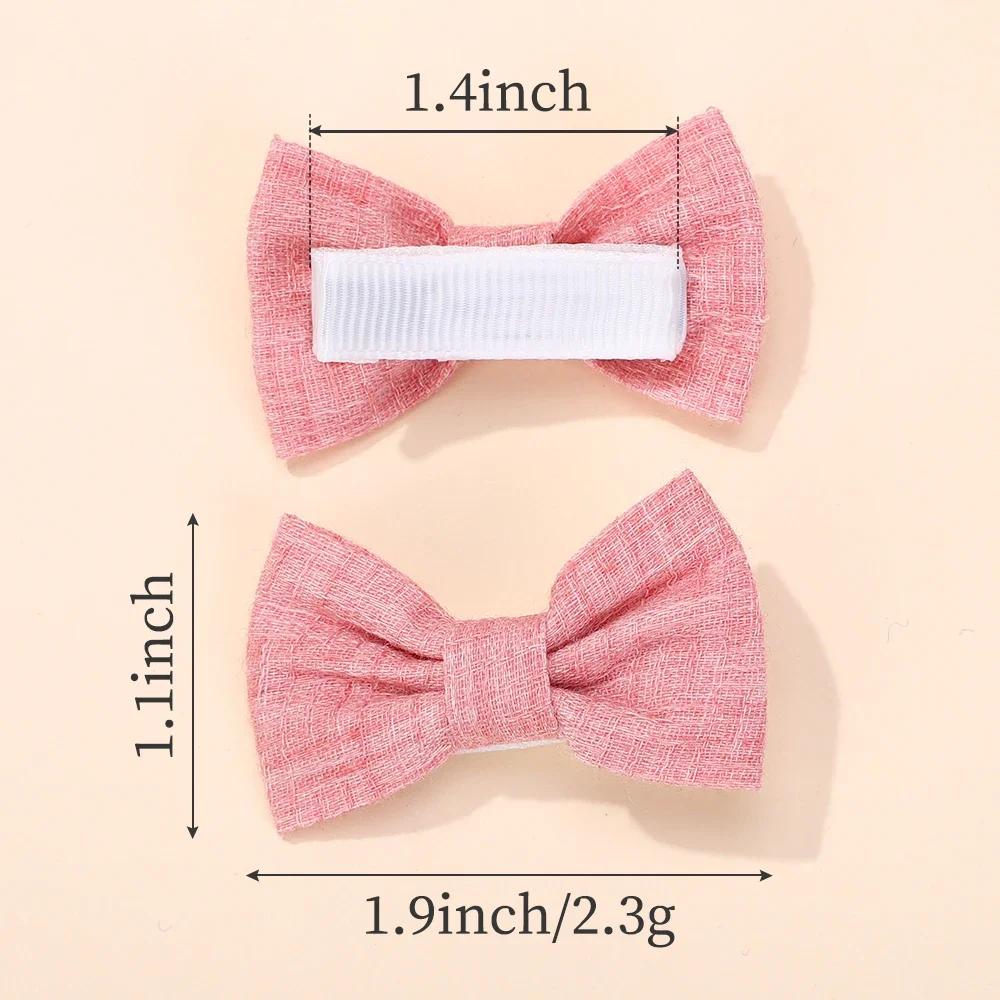 10Pcs/Lot Children's Girl Hairpins Cute Headwear Bow for Babys Scrunchie Hair Clips Kids Barrettes Headwear Hair Accessories