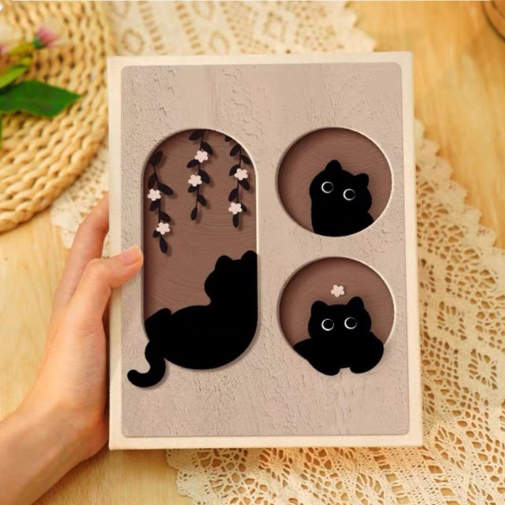 Luxury Design Photo Album Cat Themed Cover Idol Photo Card Holder Cute Card Collect Book