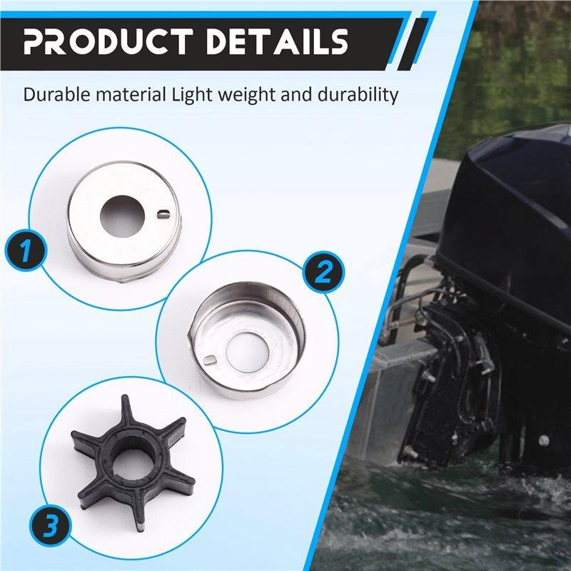 Water Pump Repair Kit- For Nissan Tohatsu Outboard Motor 40HP 50HP 3T5-87322-3 3T5-65016-0 3T5-87322M 3T587322M