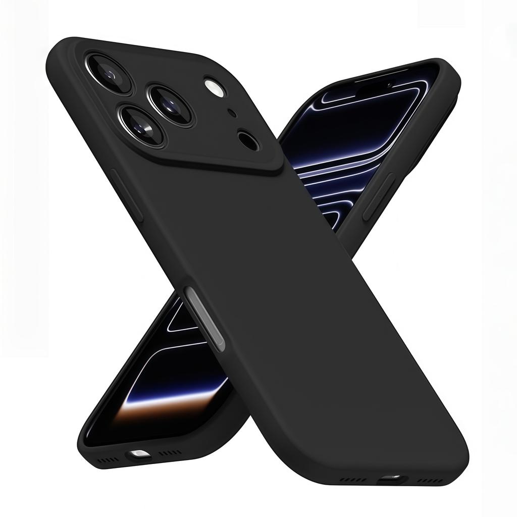 For iPhone 17ProMax/ 17 Pro / 17 / Air Phone Case Liquid Silicone, Thin Ultra Slim Minimalist Phone Cover