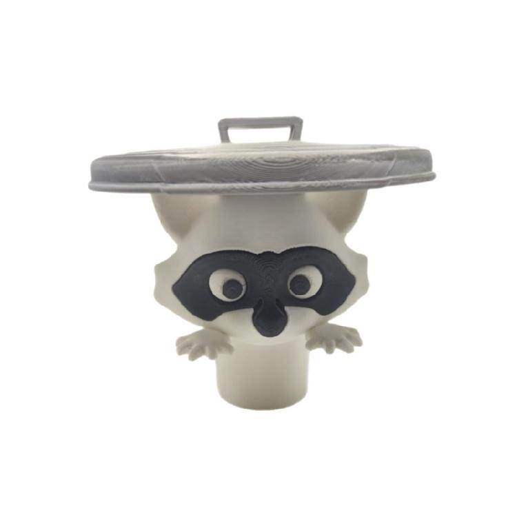 Waschbären Inspirierte Badezimmer Aufbewahrungsorganisatoren Selbstklebend Wandmontiert Toilettenpapierrollenregal Praktische Heimdekorationen