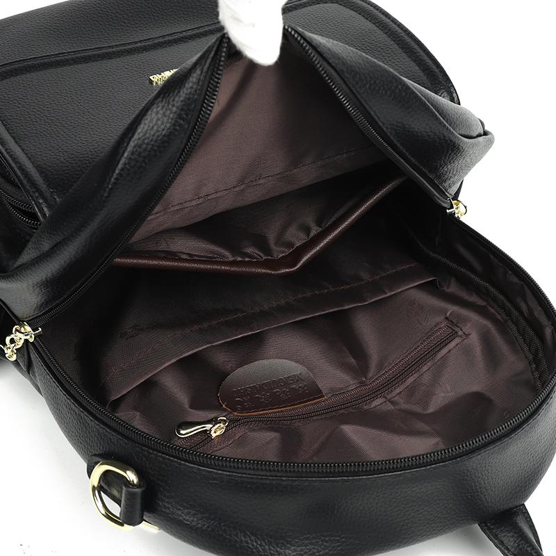 Backpack Travel Bag PU Large Capacity Commuter Bag Women Multifunctional Shoulder Bag