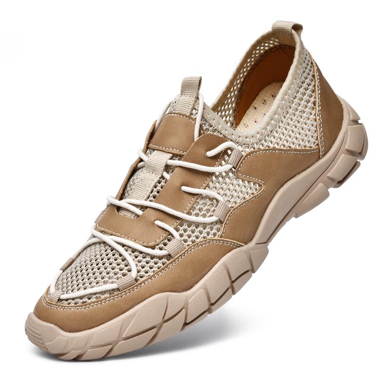 

Взрослые уличные спортивные туфли дышащая сетка летние мокасины модные легкие туфли с мягкой подошвой прочная обувь для ходьбы на открытом воздухе 47 хаки