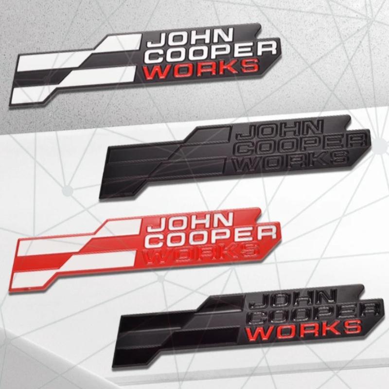 1Pc Metal JCW Grille Badge Car Rear Trunk Emblem Sticker Decor For 2025 Cooper S F66 F65 F67 Aceman Clubman U25 J01 J05