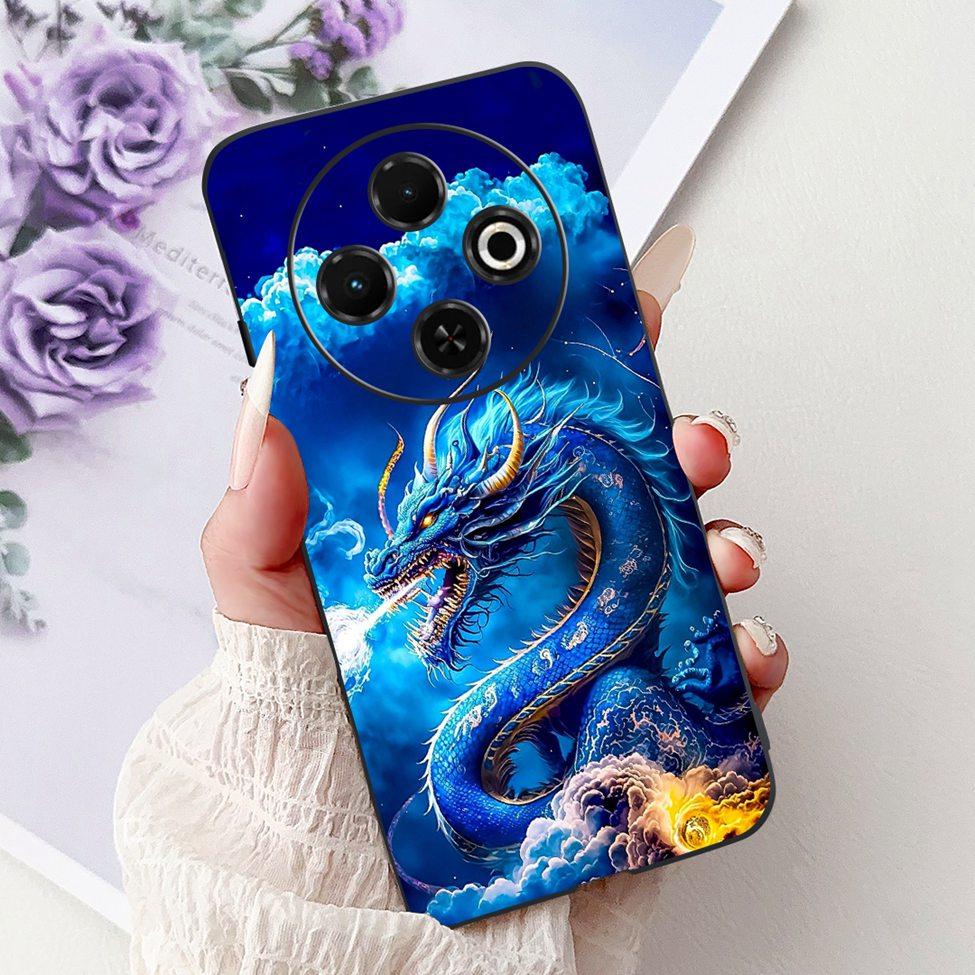 For Tecno Spark 30C 4G kl5 kl5n 5G KL8H Back Cover For Tecno Spark 30C Case Fashion Luxury Silicone Cute Cat Shockproof Painted