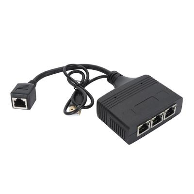1 To 3 Ethernet Splitter High Speed 1000Mbps RJ45 Network Adapter Splitter for Cat8 Cat7 Cat6 Cat5 Cat5e Cables