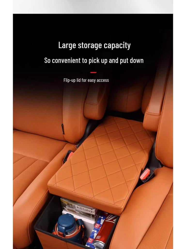 Foldable Storage Organizer for Leapmotor C16 Middle Row Seat