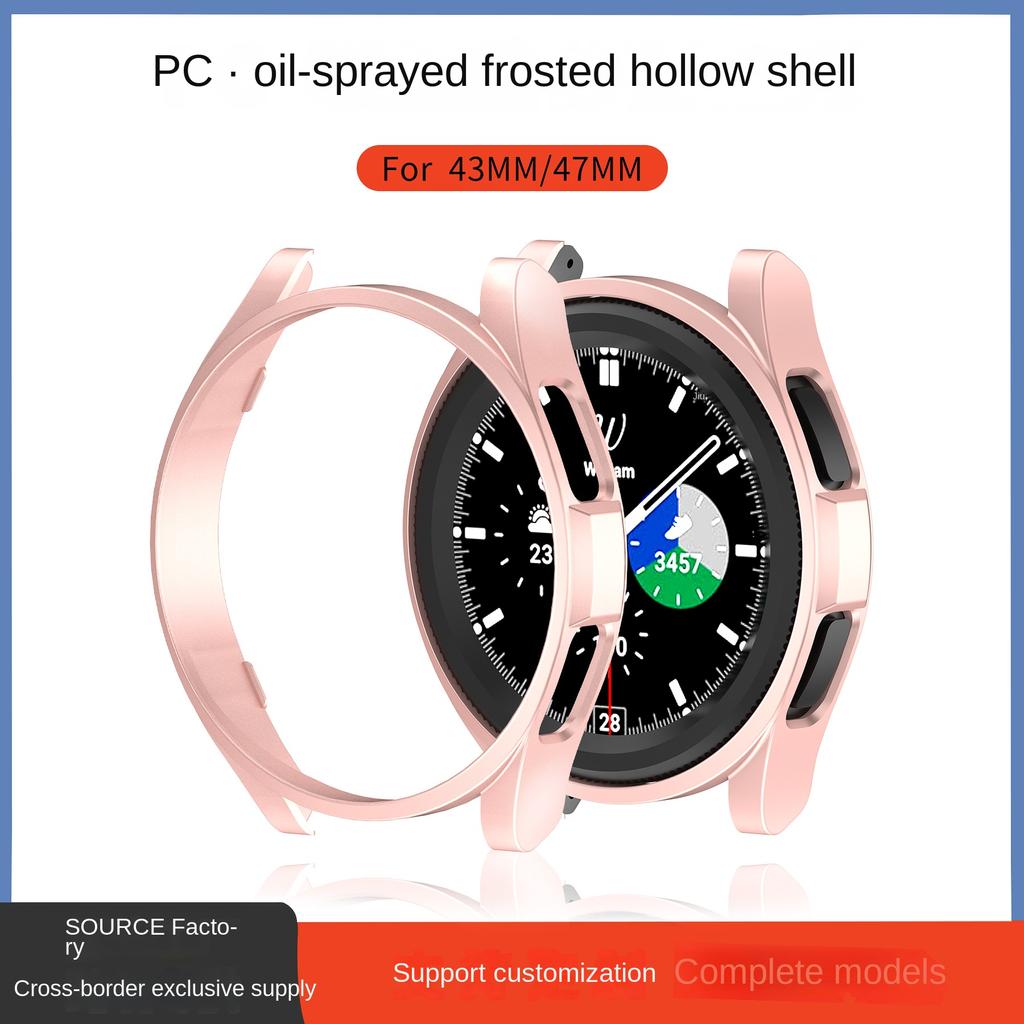New Pc Case for Samsung Galaxy Watch 6 Classic 40mm 44mm 43mm 47mm Protective Back Bumper Samsung Galaxy Watch Accessories