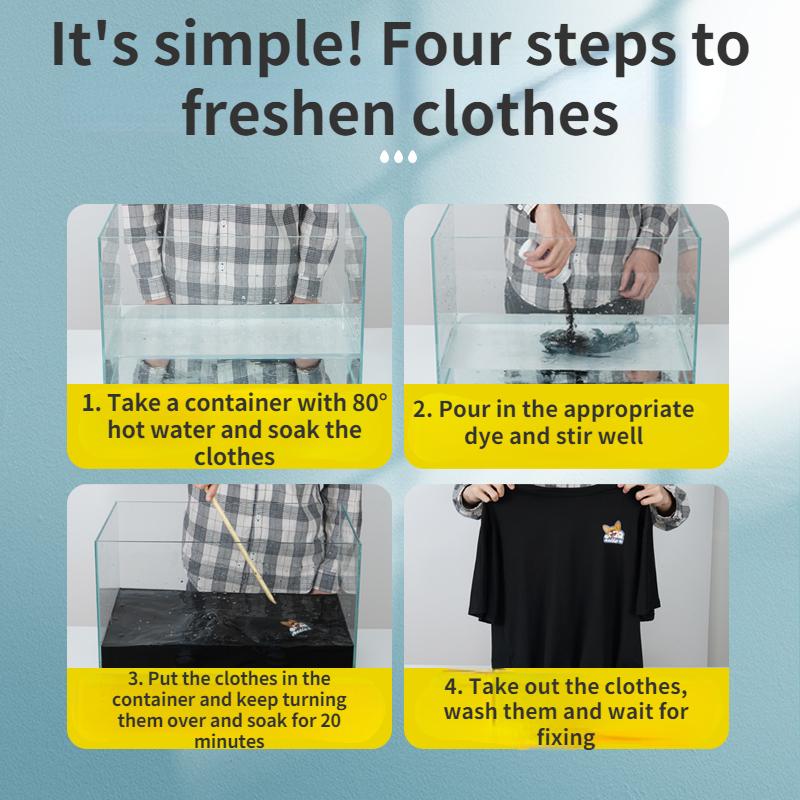 Dyeing Agent Clothes Dyes Genuine Suits Black Clothes Fading Restoration Restoration Special Environmental Protection Pigments