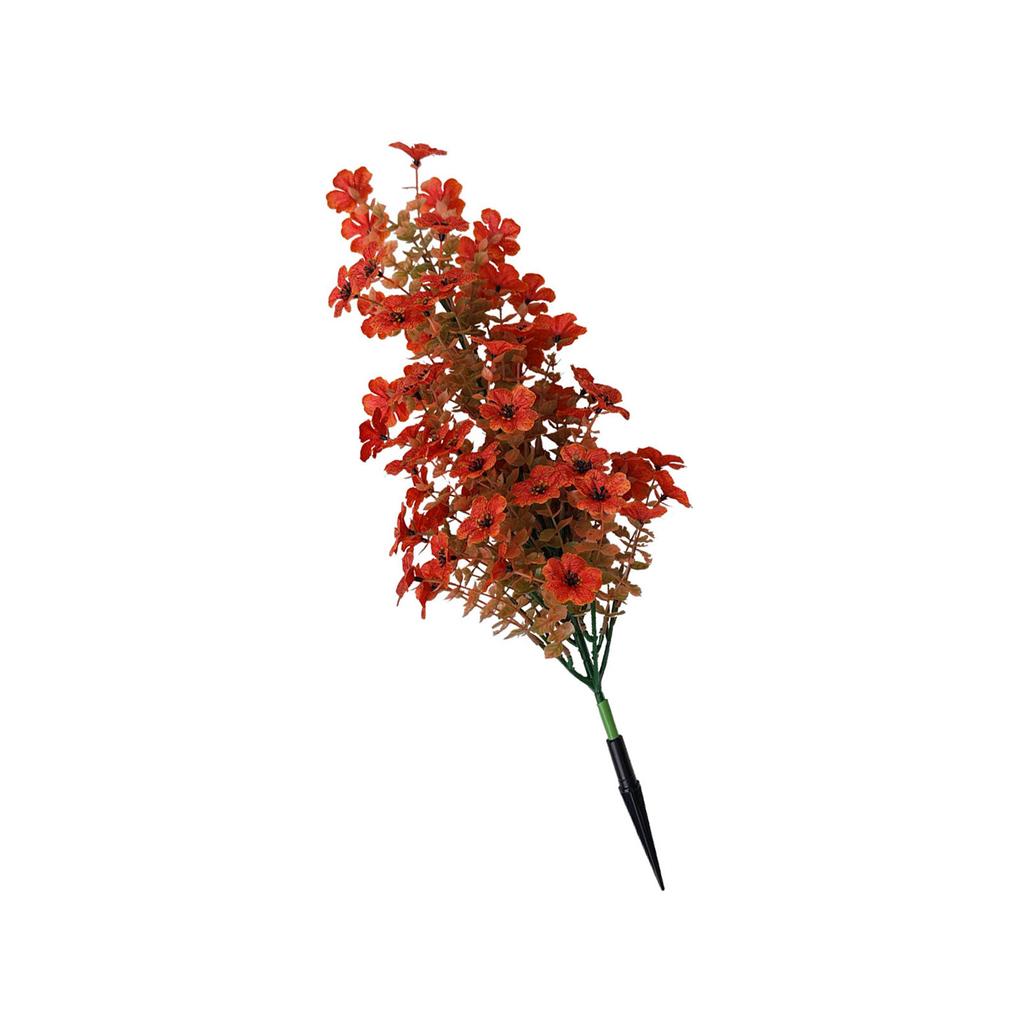 Artificial Flower Ground Spike Vibrant Color Faux Artificial Violet Eucalyptus Ground Spike for Outdoor