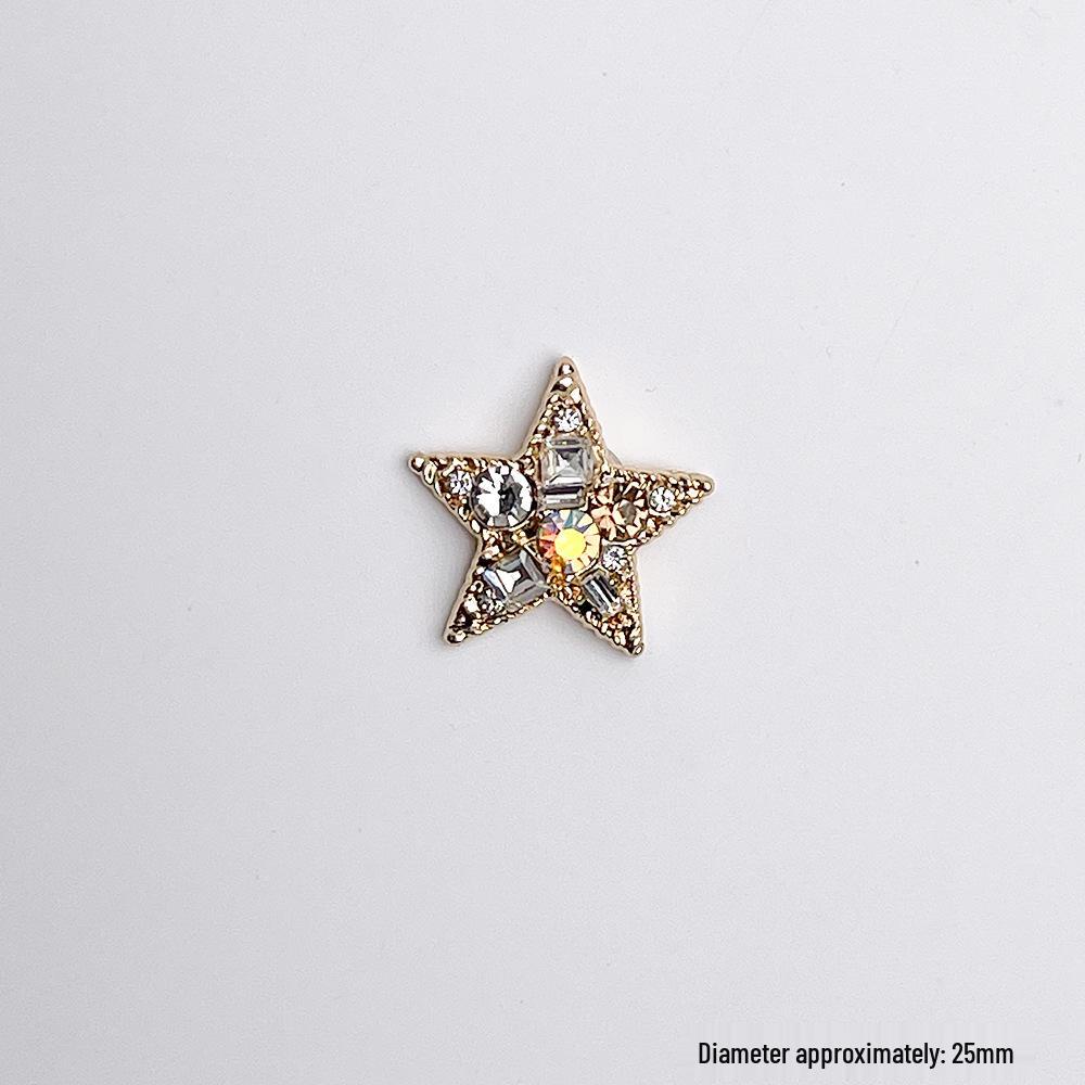 Decor Floare Sabot Aliaj Retro Stras - Catarame DIY High-End