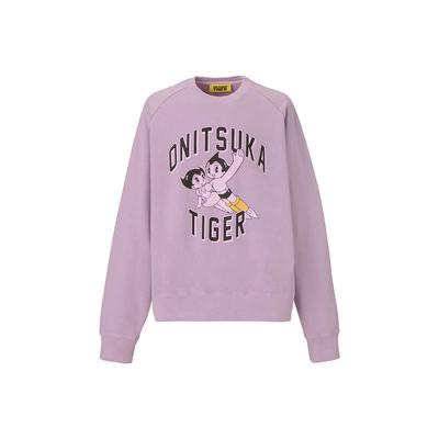 ONITSUKA TIGER X Astro Boy Sweat Top Lavé Mode Décontracté Pull Sweat-shirt Tops Unisexe Violet 2183B566-500