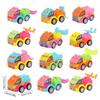 12/24Pcs DIY Puzzle Building Block Car Kids Birthday Party Favors Construction Vehicle Toys Goodie Pinata Fillers Christmas Gift