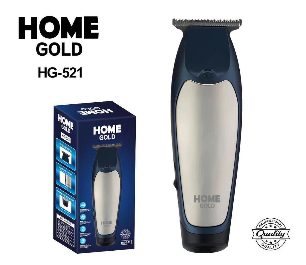 Rechargeable Silent Electric Hair Clipper with Digital Display - Edge & Oil Head, Ideal for Home Use & Hair Salons.