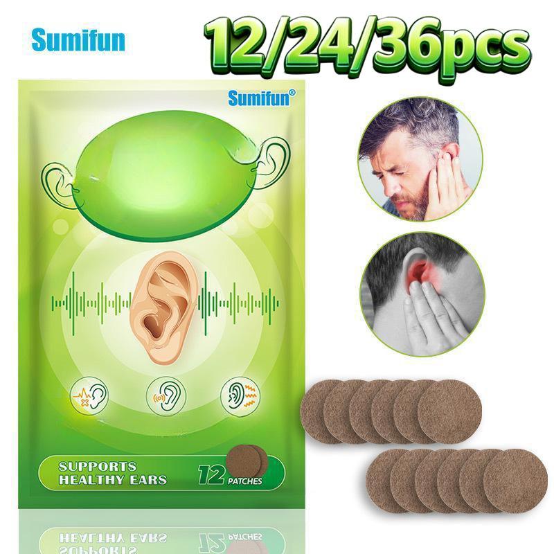 12/24/36pcs Sumifun Premium Plaster Stickers for Relief and Ear Care, Transdermal Patches Included 12pcs/1bag