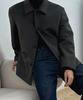 Mindbridge [On] Do Good_Cashmere Semi-Overfit Half Coat - 3 Colors