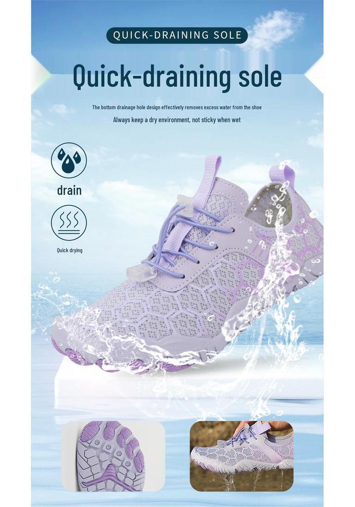 Unisex Cross-Border Trekking Water Shoes - Anti-Slip, Puncture-Resistant for Outdoor Activities