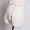 Pearl Chain Belt Gold Chain Belt for Women Fashion Plus Size Silver Waist Chains Metal Waist Belts Chains Trendy Belly Belts for Women Dress Jewelry
