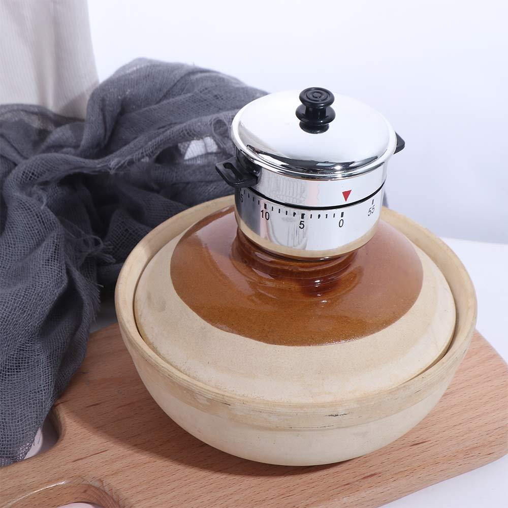 Household Special Kitchen Timer Novelty 60 Minutes Cooking Baking Helper Portable Pressure Cooker Shape Countdown Timer Baking
