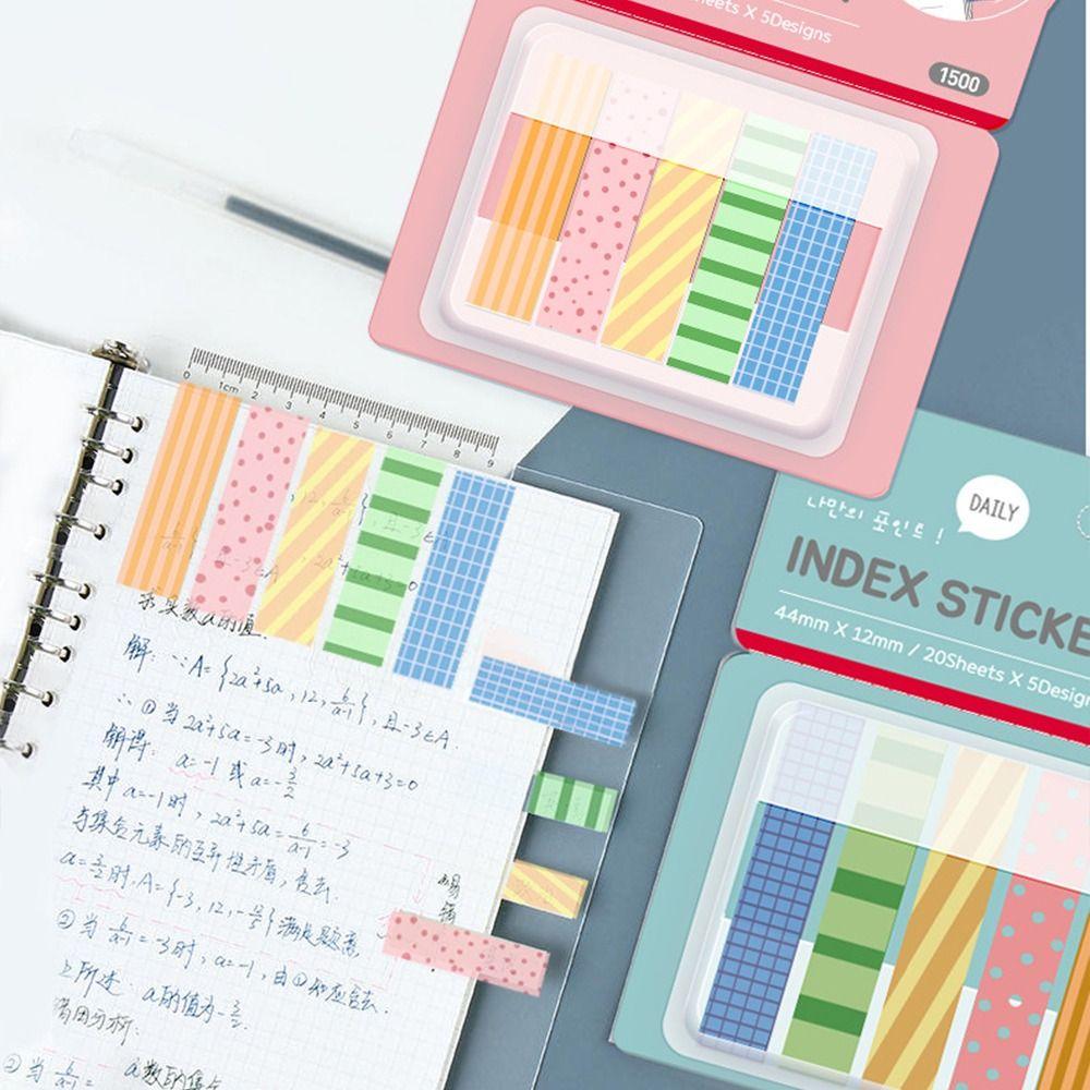 Keypoints Marker Index Sticker Diary Planner Sticker Note Tabs 100 Sheets Sticky Labels  Stationery