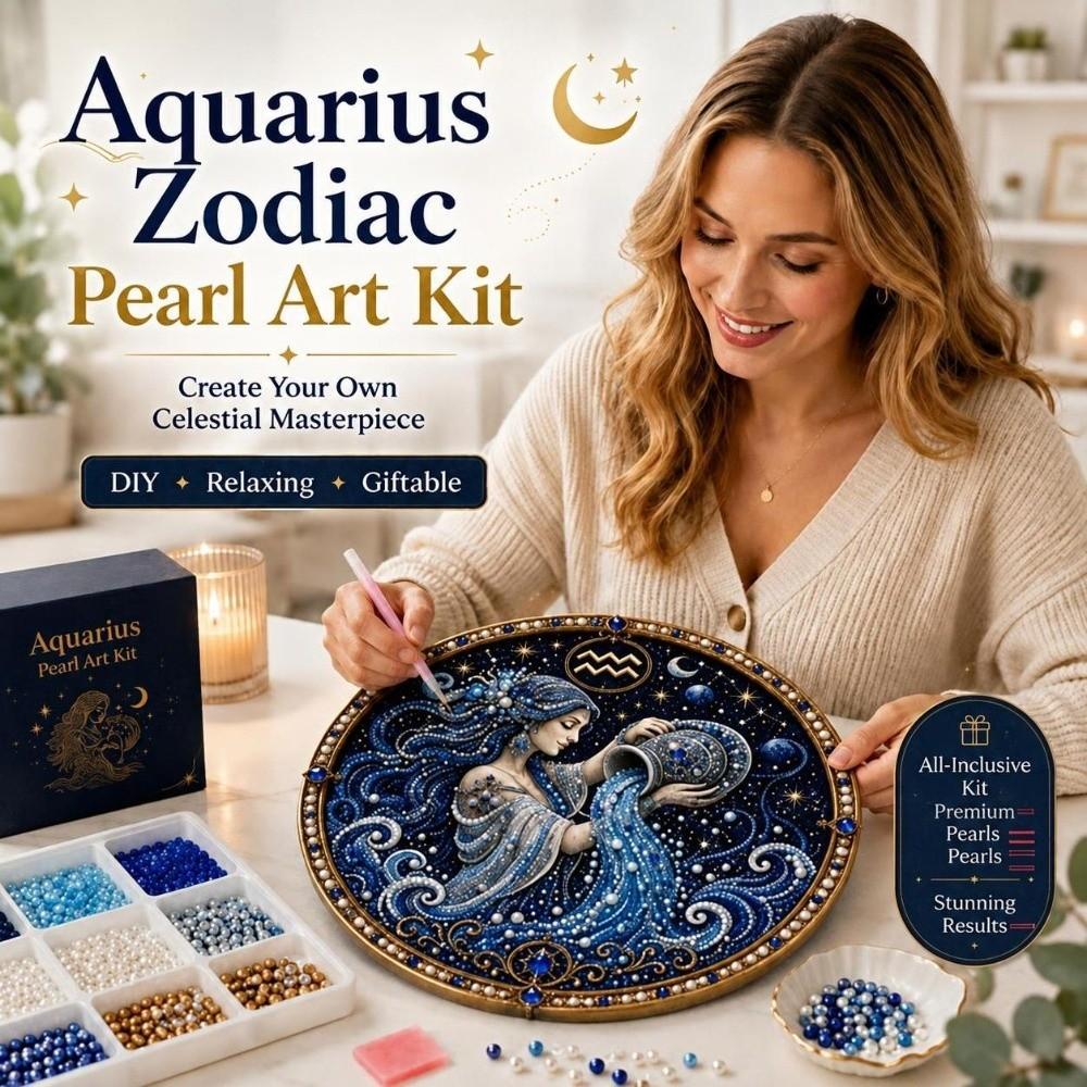 Entry-level 12 Constellation Painting Kit Round Beads DIY Craft Set Adults
