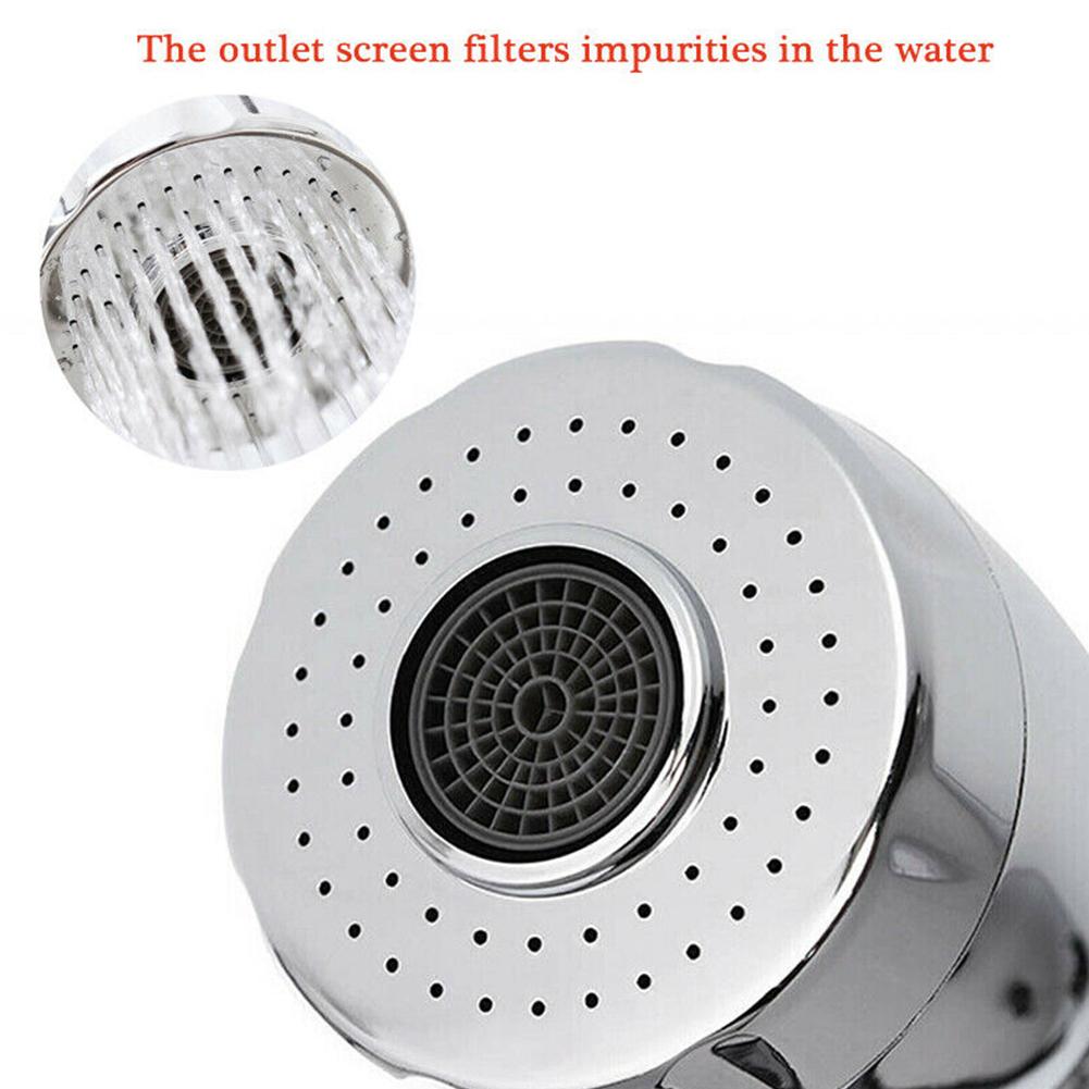 Kitchen Tap Extender Water Saving Faucet Bubbler Aerator Household Bathroom Extended Aerator Splash Proof Bathroom Accessories