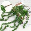 2/3/4/5/6PCS  Artificial Succulent Hanging Plants - Fake String of Pearls Greenery - Home and Garden Decor - Indoor/Outdoor Deco