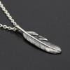 S925 Sterling Silver Jewelry Retro Thai Silver Personality Handmade Classic Eagle Feather Pendant