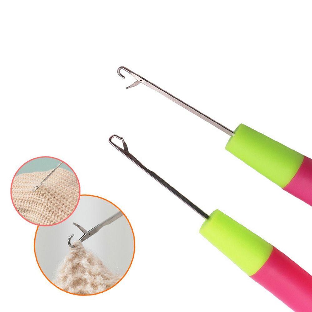 5pcs/set Plastic Crochet Hook Needle Knitting Micro Hook Needle Dreadlock Crochet Needle  Twist Hair