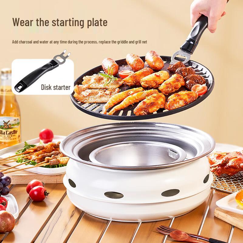 Suncojia Foldable Portable Charcoal BBQ Grill