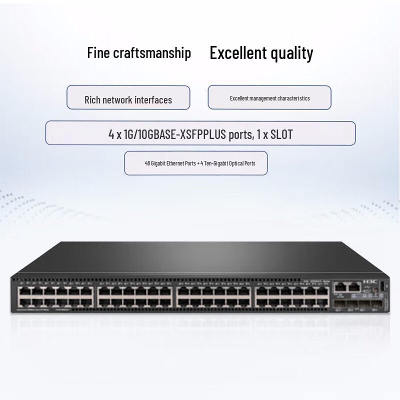 

H3C S5500V2-52C-EI 48-Port Gigabit Enterprise Managed Switch