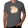 Golden and Brown Yarn Balls With Flower Wreath Tshirt cute clothes new edition mens graphic tshirts pack