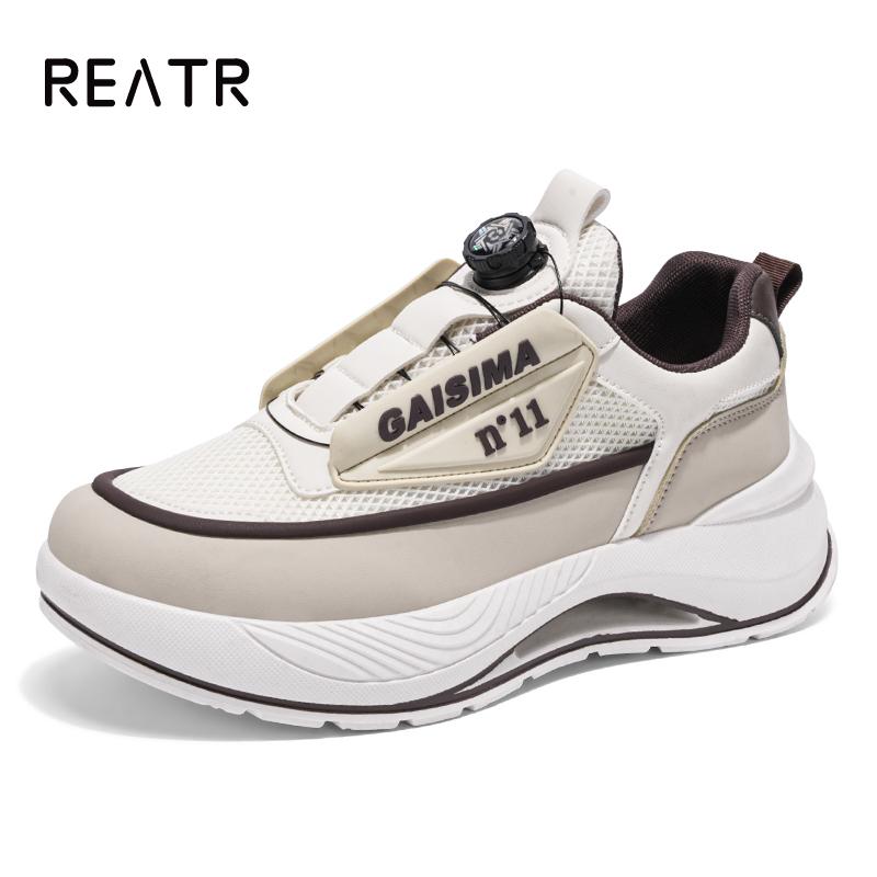 Chunky Sneaker Plus Size 45 Men Designer Sport Shoes Fashion Casual Leather Fabric Height Increased Flat Platform Shoes