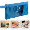 Thickened Tool Storage Bag Multifunction Travel Organizer Storage Pouch Translucent Zipper Makeup Bag for Small Items Organize