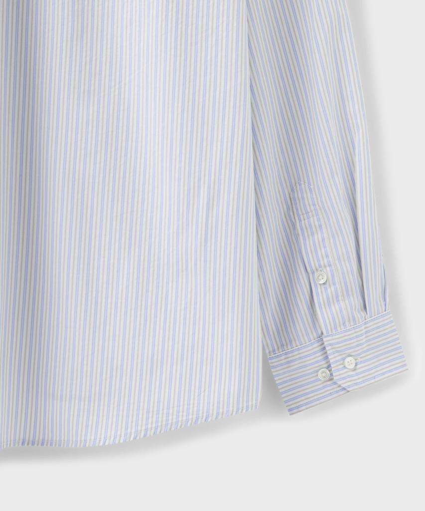 Beulaendideu Noble Stripe Shirt [Sky Blue]