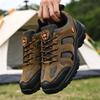 Men's Outdoor Hiking Shoes Breathable Mesh Trekking Shoe Non-slip Wear-resistant Casual Sports Shoes for Climbing Camping Travel