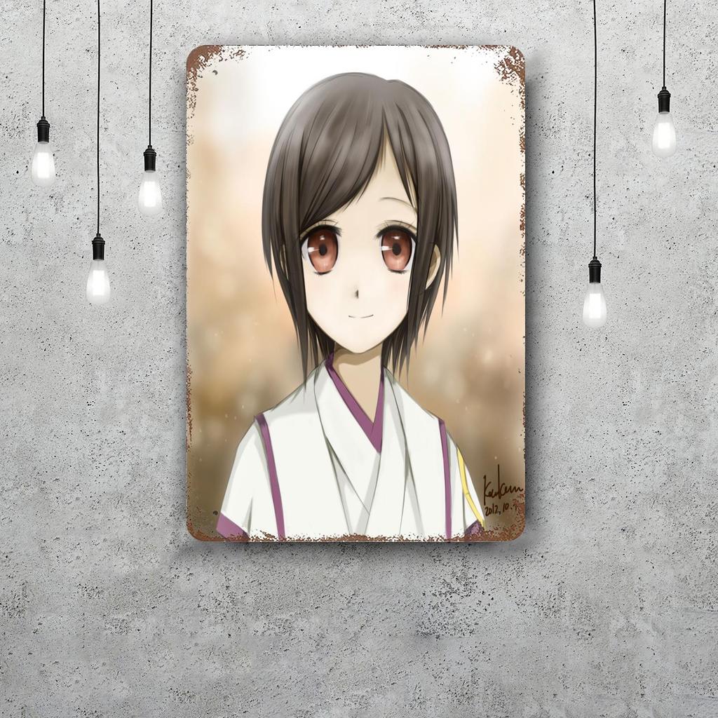 Shinsekai yori online Cartoon Decor Poster Tin Sign Metal Sign Decorative Plaque for Pub Bar Man Cave Club Wall Decoration