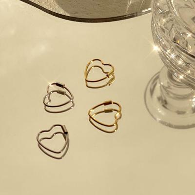 Simple and Compact Love-small Earrings Earrings for Women's Trendy Niche Design
