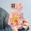 For OPPO Reno4 Lite Reno4 F Phone Case Reno 4 Lite 4F Cover Soft Silicone Cartoon Funda Lovely Panda Flower Printed Coque Casing
