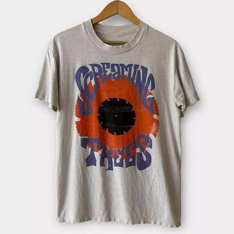 1990s Screaming Trees Band Reprinted T Shirt Full Size S-XL Unisex T-Shirt XL