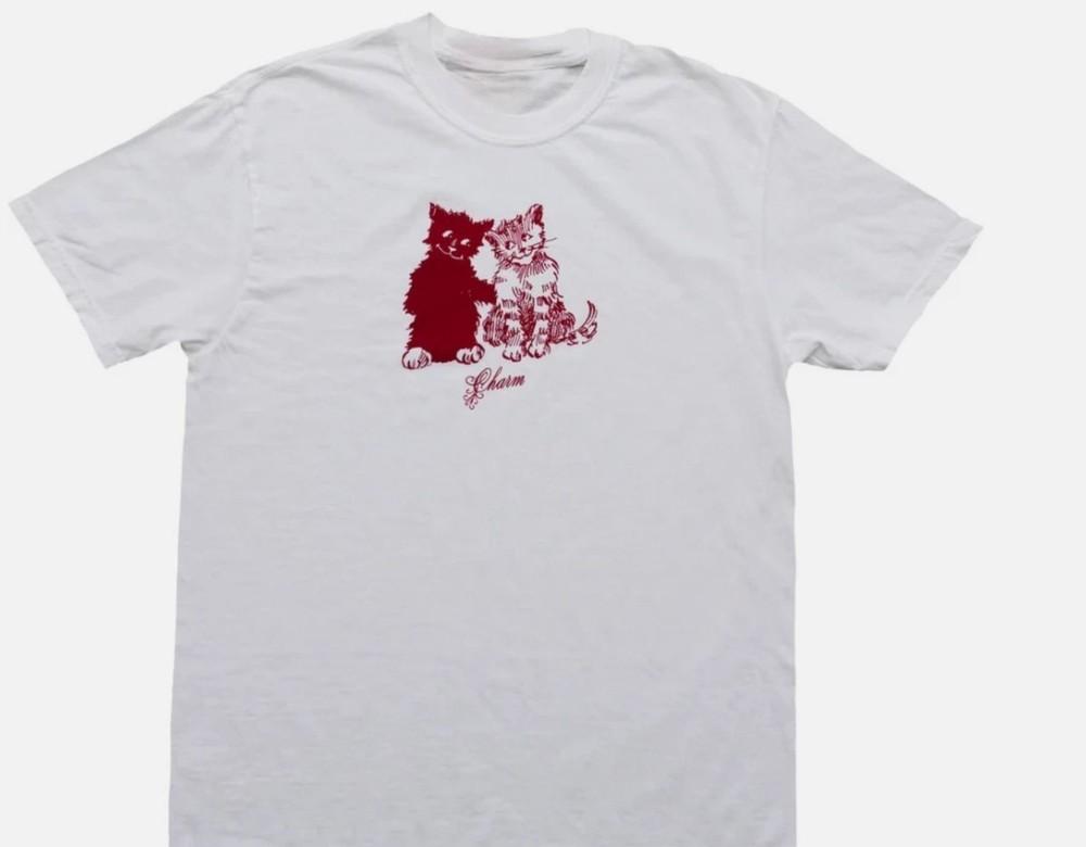 Clairo Charm Cat Friends Tour Tshirt Unisex T-Shirt XXXL