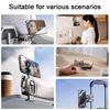 Mobile Phone Holder Adjustable 720 Degrees Angle Magnetic Airplane Travel Stand Compact Foldable Phone Mount