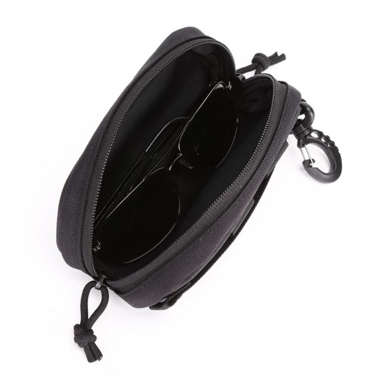 Compacts Eyewears Pouches Office Commuters Glasses Box Traveler Eyeglass Holder for Backpacks Belt Gear Organization