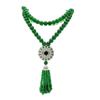 A Luxurious and Auspicious Tassel Necklace for Women, A Retro Ethnic Style Pendant, and A Long Sweater Chain