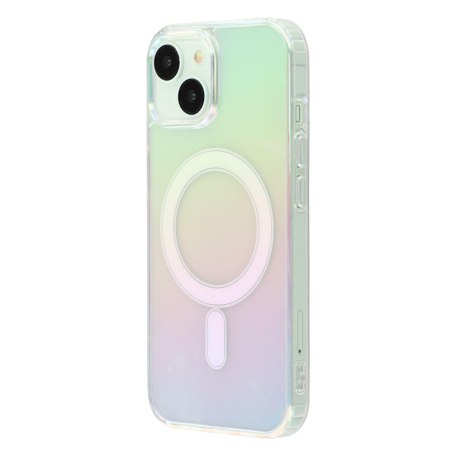 

For iPhone 15 Case Compatible with MagSafe Acrylic+TPU Gradient Phone Cover A